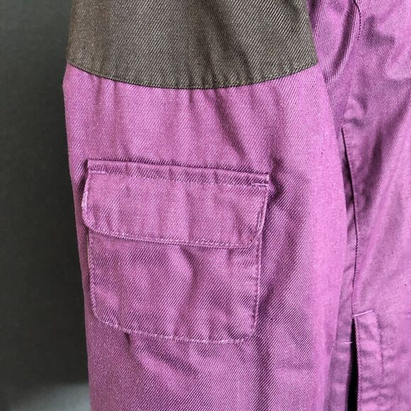 Predator Wear Jacket XS Purple Gray Removable Hood Insulated Ski Coat Parka - Picture 9 of 14
